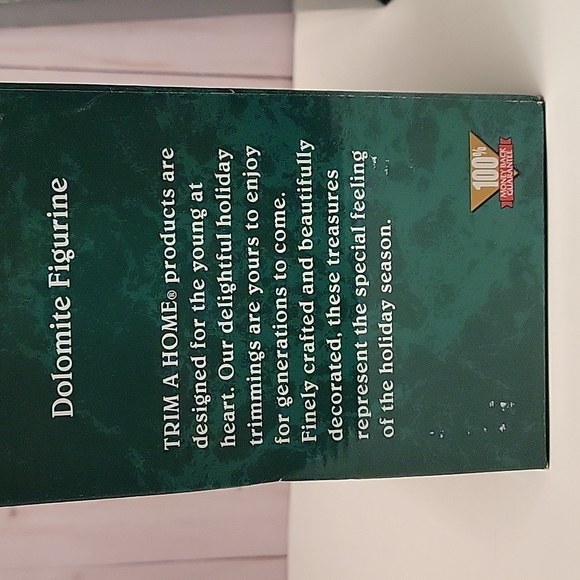 Lot of 2 Vintage Kmart Trim A Home Dolomite Figurine/ Wall Decoration Snowman - Picture 13 of 14